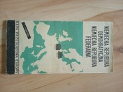 Niemiecka Republika Demokratyczna I Federalna Mapa Przeglądowa Europy 