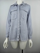 Koszula damska Zara 38/M Lyocell jasny szary 