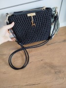 Torebka robiona na szydełku listonoszka ręcznie robiona handmade 