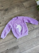 Sweterek dla dziewczynki z jednorożcem. 4-5 lat. Dunnes Stores.