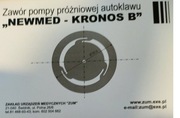 Zawór pompy próżniowej autoklawu KRONOS B