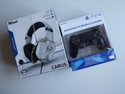 ZESTAW SONY PS4 Dualshock 4 V2 NOWY + słuchawki TRUST GXT323W