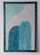 Obraz ręcznie malowany strukturalny 40x60