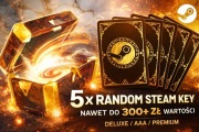 GOLD PreMium MYSTERY BOX STEAM KEY x5 LOSOWE GRY SZANSA NA 300+