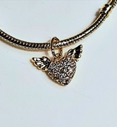 Charm's "Heart of Wings"  Srebro 925