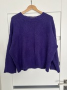 Fioletowy sweter zara