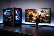 Komputer Gamingowy Ryzen + Monitor 7 5800X / RTX 5080 / 32GB RAM / 1TB SSD