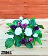 Stroik na grób cmentarz kompozycja kwiaty wiązanka nagrobna