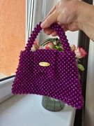 Torebka damska z koralików 