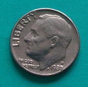 10 CENTÓW USA 1980 ONE DIME LIBERTY Roosevelt