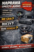 Naprawa sprzętu audio – głośniki, wzmacniacze, radia | wysyłkowo