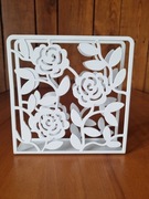 biały metalowy serwetnik * IKEA