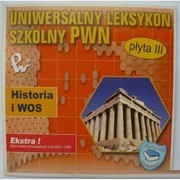 Uniwersalny Leksykon Szkolny PWN Historia i WOS Płyta III - CD