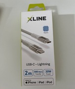 Kabel USB Typ-C - Lightning XLINE 30W 1m