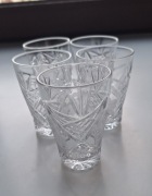 Zestaw 5 kieliszkow kieliszki krysztalowych