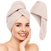 Ręcznik do włośów z mikrofiby wym. 60x23cm