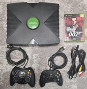 Microsoft Xbox Classic sprawny przerobiony + 2 pady + gra