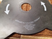 Metalowa tarcza tnąca do podkaszarki Florabest 