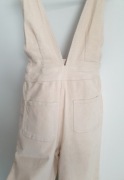 Ogrodniczki sztruksowe Tally Weijl bawełna kremowe ecru rozmiar S 36 NOWE