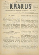 KRAKUS, nr 9, rok 1891 r.