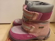 Buty zimowe, trapery, ocieplane BARTEK 21474-0JV różowe brokat rzepy r. 26