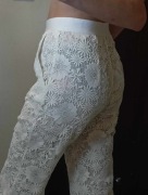 Spodnie Patrizia Pepe Koronka 