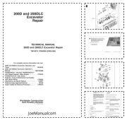 John Deere 200D 200DLC Repair Manual Instrukcja serwisowa naprawcza