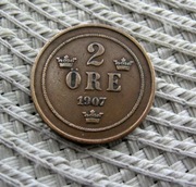 Szwecja 2 Ore 1907r