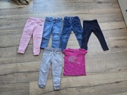 Spodnie dla dziewczynki 98-104cm 