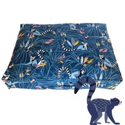 Legowisko poducha handmade lemury bawełna 70x50