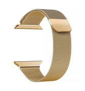 Pasek do Apple Watch 42/44/45/46/49 mm GOLD (Złoty) Bransoleta Magnetyczna