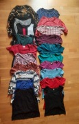 Zestaw 20 damskich ubrań w rozmiarze M 38, markowe 