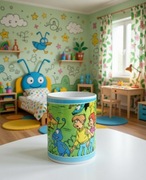 Jonek Jonka i Kleks retro prezent klasyczny komiks kubek Ceramiczny 