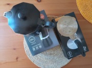Kawiarka + Adapter do Indukcji Goetze & Jensen | Stan dobry, Użyte 5-10x