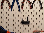 Ikea Skadis nakładka na karty SD i pendrivey