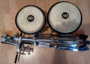 Używane bongosy Meinl Headliner +solidny statyw Fame- w dobrym stanie.