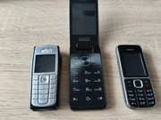 3 telefony komórkowe 