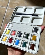 Akwarele Van Gogh zestaw kieszonkowy 12 półkostek kolory podstawowe