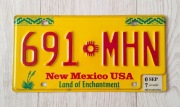 Tablica rejestracyjna USA NEW MEXICO 2007