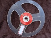 Szpula 14,7 cm (15) BASF na taśma magnetofonowa szpulowa sklejone pęknięcie