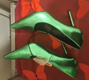 Zielone szpilki metallic Reserved rozm 41