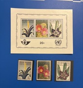 Bloczek 3 znaczkami plus 3 znaczki ** stapelia Kaktus