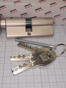 Wkładka patentowa z gałką G35/40 DORMA mosiądz-satyna 