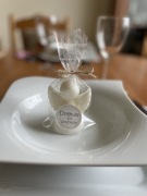 Podziękowania dla gości, świeca sojowa Aniołek