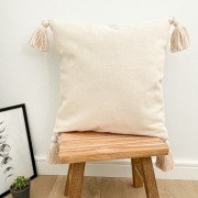 Poszewka na poduszkę bawełniana boho frędzle 45x45