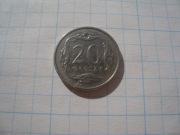 Polska moneta 20 gr groszy 2018