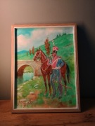 Szwoleżer gwardii Polskiej pod Saragossa ! Kossak !