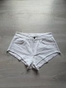 Białe szorty jeansowy - idealne na lato roz. S