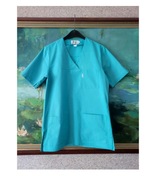 turkusowa fartuch bluza medyczna stomatologoczna lekarska odzież 