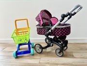 Wózek dla lalek DORIS + wózek do marketu gratis - Wrocław